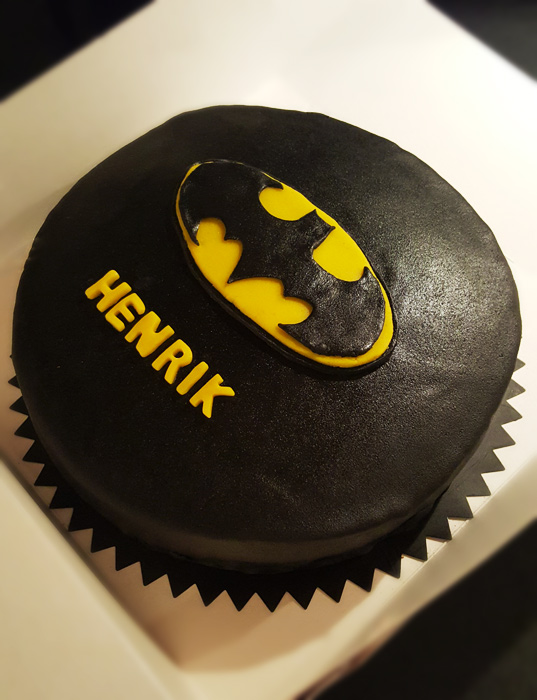 Batman cake - batmantårta