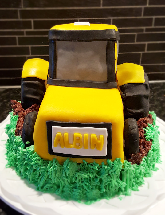 Tractor cake - traktortårta