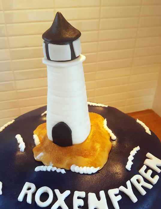 Lighthouse cake - fyrtårta 