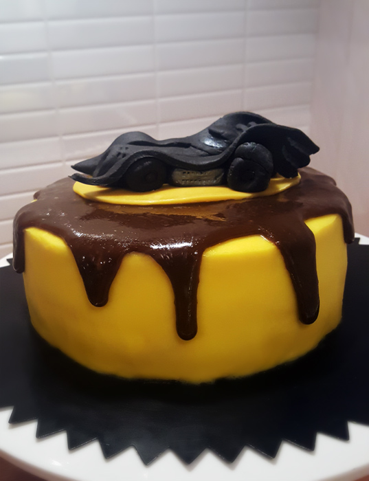 Batmobile cake - Batmobiletårta
