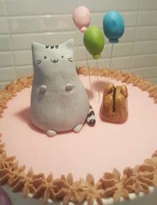 Pusheen cake - Pusheen-tårta