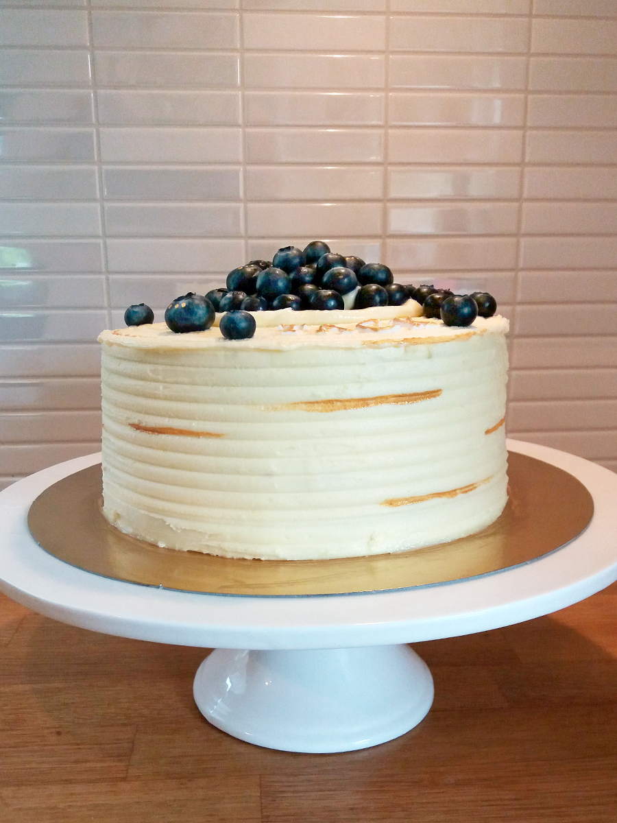 Blueberry cake - blåbärstårta
