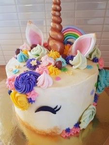 Unicorn cake - enhörningstårta